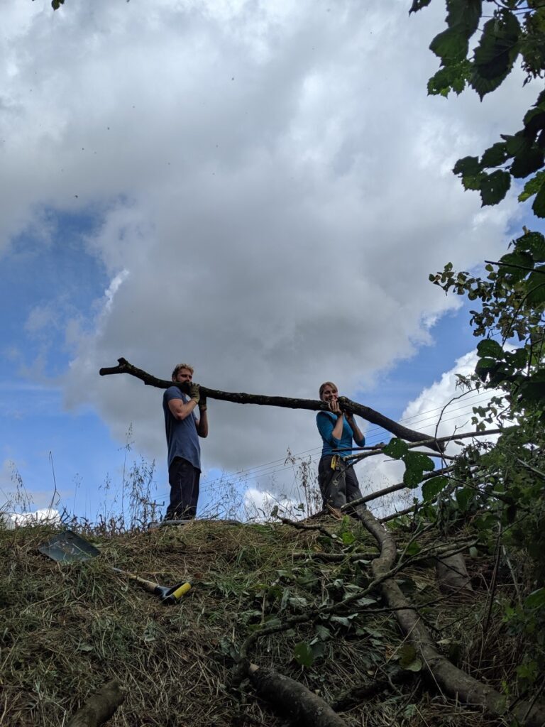 Lauren (Project Manager), George (Senior Project Officer) & Alex (Volunteer)