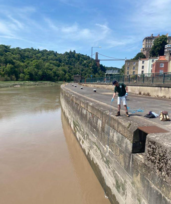 BART collecting eDNA samples